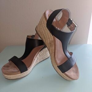 Kenneth Cole Reaction  Women's Card Wedge Espadrille Sandals - 6.5